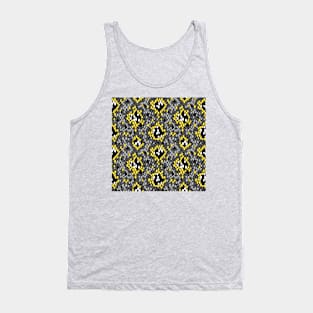 Snakeskin Pattern (Yellow and Gray) Tank Top